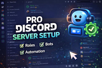 professionally setup and optimize your discord server