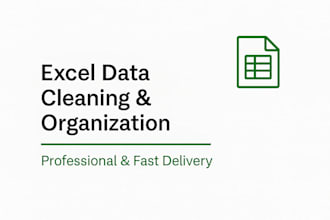clean and organize your excel data