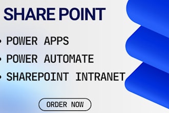 build sharepoint intranet with power apps and automate