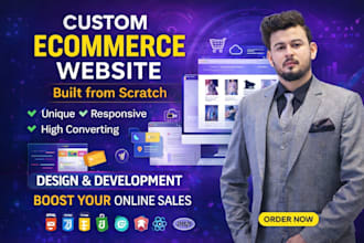 develop ecommerce website with custom features and payment integration