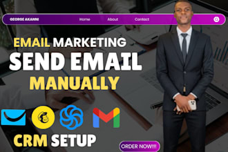setup crm platform for your email marketing, email campaign
