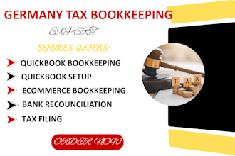professional german tax, bookkeeping services vat, income tax and corporate tax