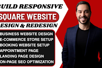 build square website setup square online store squarespace redesign square seo