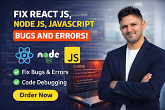 fix or develop react js, typescript, javascript bugs and errors