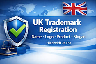 uk trademark registration for name logo product or slogan ukipo filing