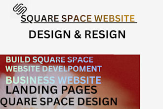 build and design responsive square space website