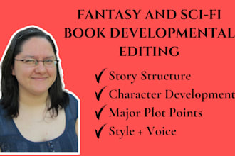 be your science fiction or fantasy developmental editor