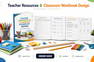 design teacher resources, classroom workbooks and homeschool curriculum