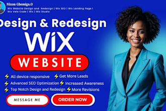 expert wix web design and SEO specialist landing pages redesign velo code