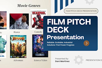 design film pitch deck movie investor presentation production pitch deck funding