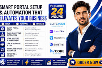 do suitedash client portal fluentcrm fluent forms boldtrail kvcore integration