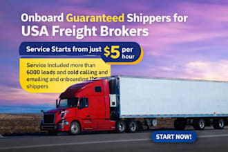 help establish your freight brokerage and onboard the guaranteed shippers