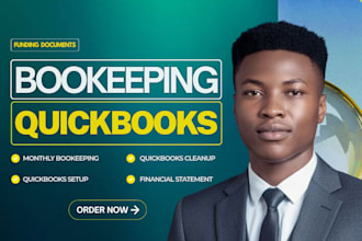 do quickbooks online bookkeeping, clean up, bank reconcilation, xero, wave