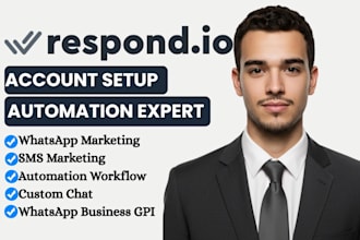 setup respond io ai agent workflow automation respond io customer support
