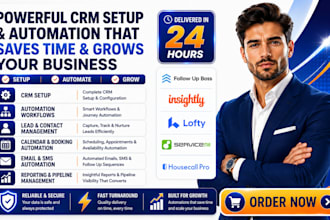 setup follow up boss insightly lofty crm servicem8 housecall pro crm automation