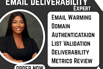 send warmup emails and set the domain up to increase inbox rate deliverability