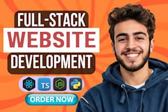 do full stack website in laravel django developer react application