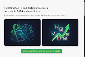 find top ig and tiktok influencers for your ai saas and machinery