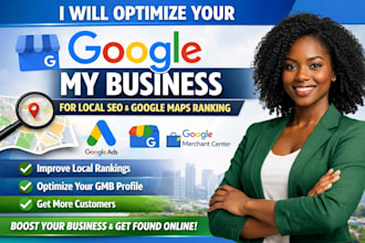 setup and optimize your google my business local seo