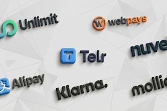 integrate payment gateway unlimit, webpays, nuvei, telr, alipay, klarna, mollie