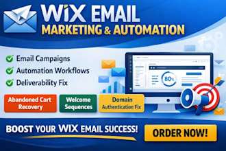 setup wix email markrting wix email automation fix wix email deliverability