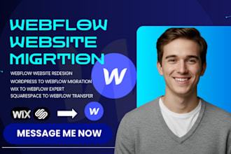 migrate wordpress to webflow wix squarespace to webflow redesign webflow website
