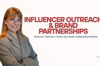 do influencer outreach and manage collaborations for you