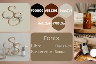 design a luxury and minimalist brand identity