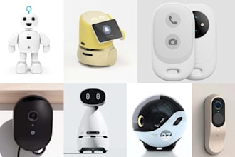 3d product design ai companion robots, smart assistants, and ai home hub devices