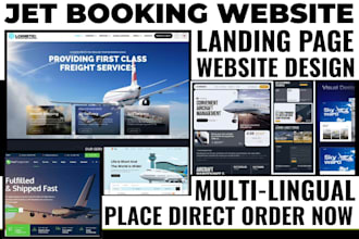 design a direct jet ski booking website, vacation rental website, travel website