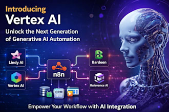 build custom vertex ai gemini langflow bardeen n8n crew ai automation, voice bot