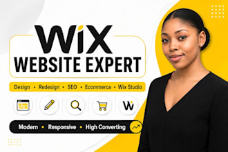 build professional wix website design, wix website redesign, wix webiste design
