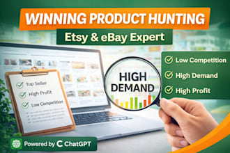 do winning product hunting for etsy and ebay