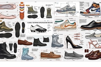 design shoe tech pack, sneakers design, loafers, leather shoe for production