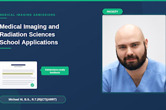 review your radiography or medical imaging school application