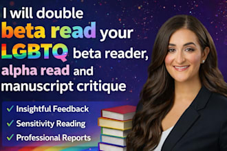 double beta read your igbtq beta reader, alpha read and manuscript critique