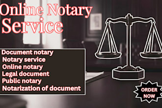 notarize your document online for affidavits, as a florida US notary public