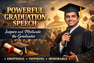 write a simple and powerful graduation speech for you