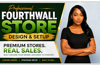 set up and optimize fourthwall store to maximize sales for content creators
