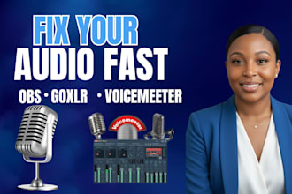fix goxlr, voicemeeter, obs, elgato mic and rodecaster audio