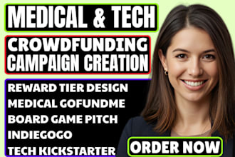 set medical gofundme indiegogo kickstarter reward tier design board game pitch