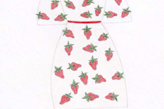 hand drawn fashion illustration