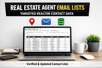 provide targeted real estate agent and realtor email lists