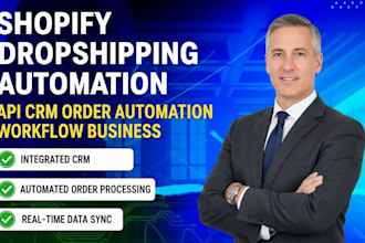 do shopify dropshipping automation api CRM order automation workflow business