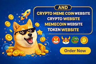 crypto meme coin website, crypto website, memecoin website, token website