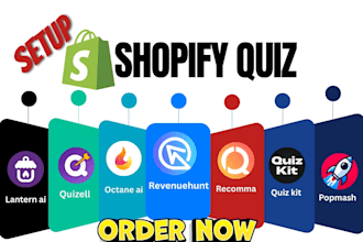 setup shopify quiz recomma octane ai revenuehunt quiz kit lantern ai quizell