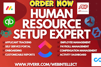 setup clayhr spidergap calamari quickbooks time monday connecteam clickup CRM