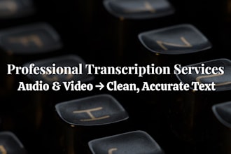 transcribe audio to text accurately and fast