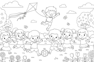 illustrate kids coloring book coloring book design and activity book
