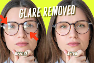 fix glasses glare and reflections naturally